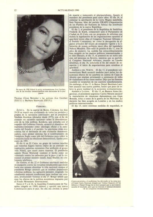 LAMINA ESPASA 38614: Ava Gardner y Daniel Ortega