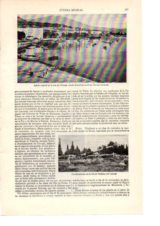 LAMINA ESPASA 38547: Playa de Ajacio, Corcega
