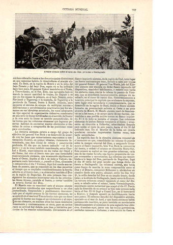 LAMINA ESPASA 38545: Avance aleman sobre el arco del Don en la Segunda Guerra Mundial