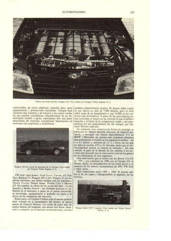 LAMINA ESPASA 38633: Motor de Peugeot Talbot España SA
