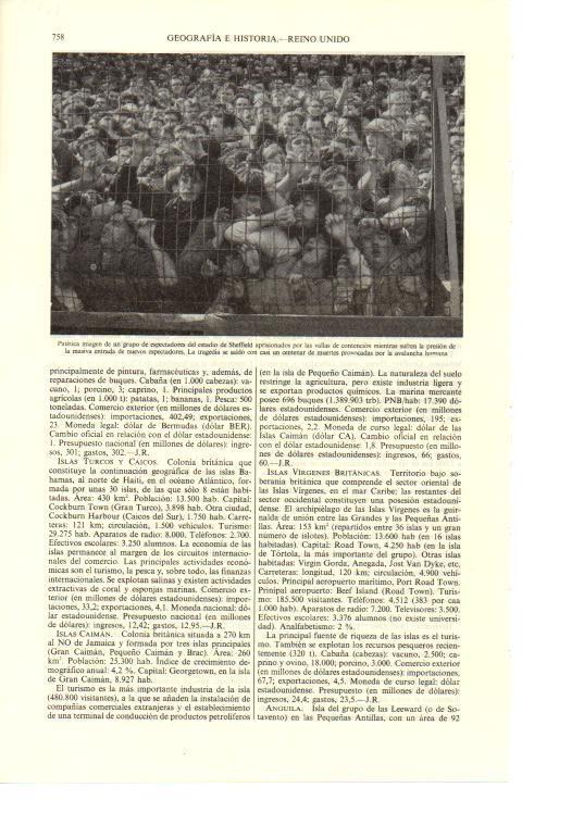LAMINA ESPASA 38717: Aglomeracion en el estadio de Shelfield