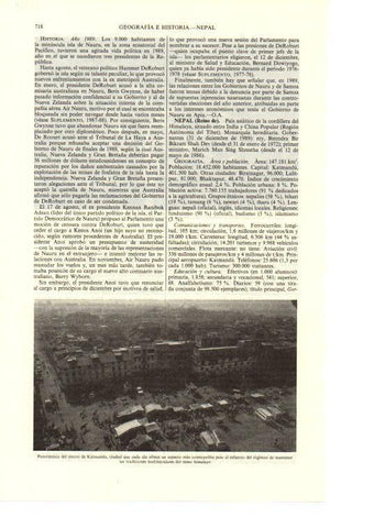 LAMINA ESPASA 38714: Panoramica del centro de Katmandu, Nepal