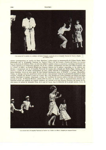 LAMINA ESPASA 38754: Representaciones de la Compañía Nacional de Teatro