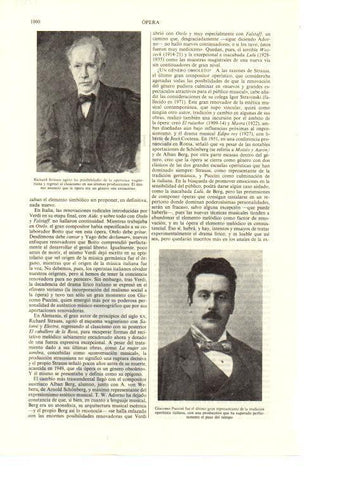LAMINA ESPASA 38737: Retrato de Richard Strauss y Giacomo Puccini