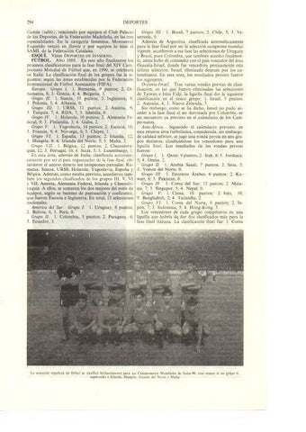 LAMINA ESPASA 38648: La selección española de futbol del Mundial 1990
