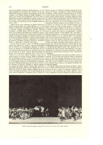 LAMINA ESPASA 38641: El sombrero de tres picos por el Ballet Nacional de España