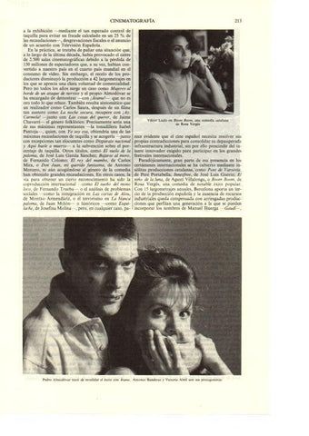 LAMINA ESPASA 38640: Antonio Banderas y Victoria Abril en Atame