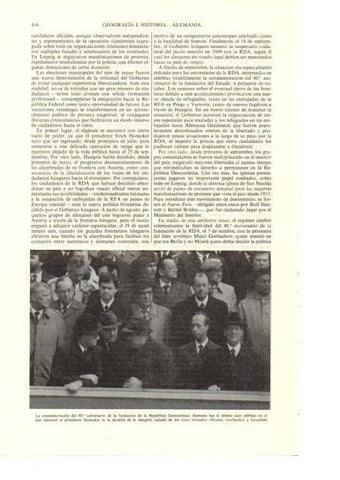 LAMINA ESPASA 38668: Conmemoracion del 40 aniversario de la Republica Democratica de Alemania