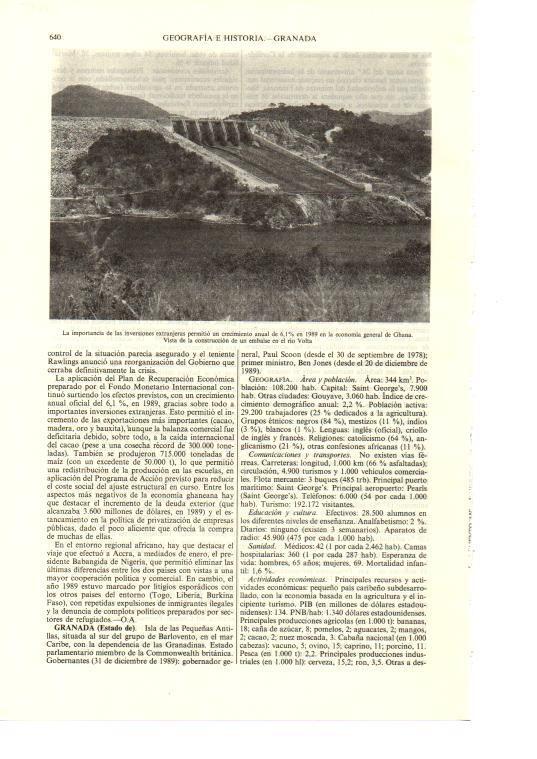 LAMINA ESPASA 38698: Construccion de un embalse en Ghana