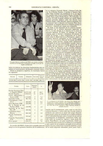 LAMINA ESPASA 38685: Fernando Moran y Jose Maria Ruiz Mateos