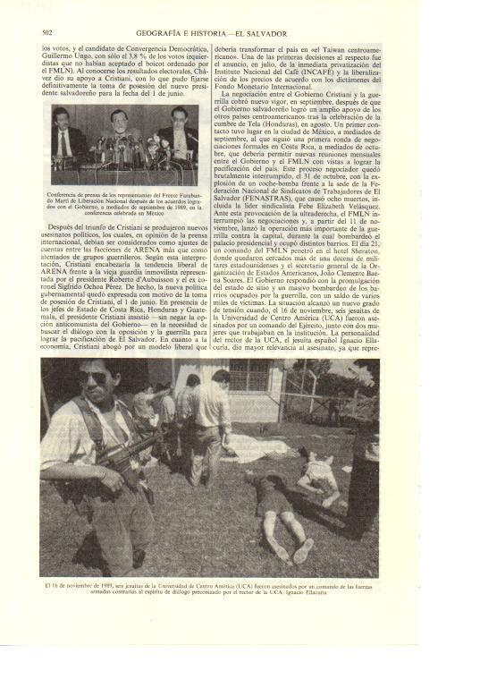 LAMINA ESPASA 38682: Asesinato de jesuitas en El Salvador el 16 de noviembre de 1989