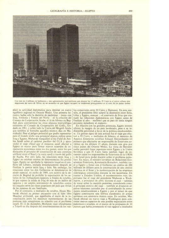 LAMINA ESPASA 38681: Vista parcial de El Cairo, Egipto
