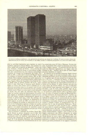 LAMINA ESPASA 38681: Vista parcial de El Cairo, Egipto
