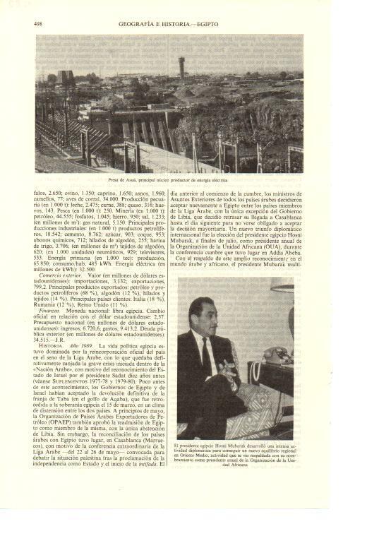 LAMINA ESPASA 38680: Presa de Asuan, Egipto