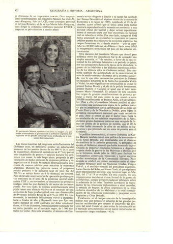 LAMINA ESPASA 38670: Carlos Menem y su esposa