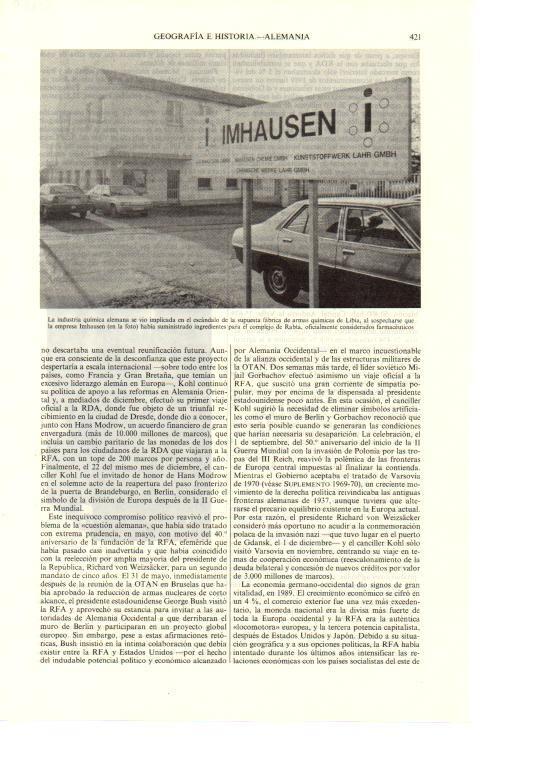 LAMINA ESPASA 38669: Empresa Imhausen de Alemania