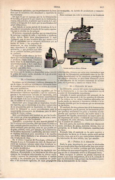 LAMINA ESPASA 38356: Prensa continua Simon Freres