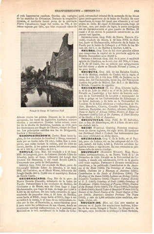 LAMINA ESPASA 38257: El Ludstone Hall en Shrop, Inglaterra