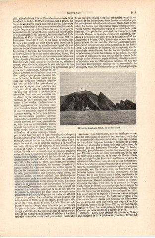 LAMINA ESPASA 38248: El faro de Sumburg Head en las Shetland, Escocia