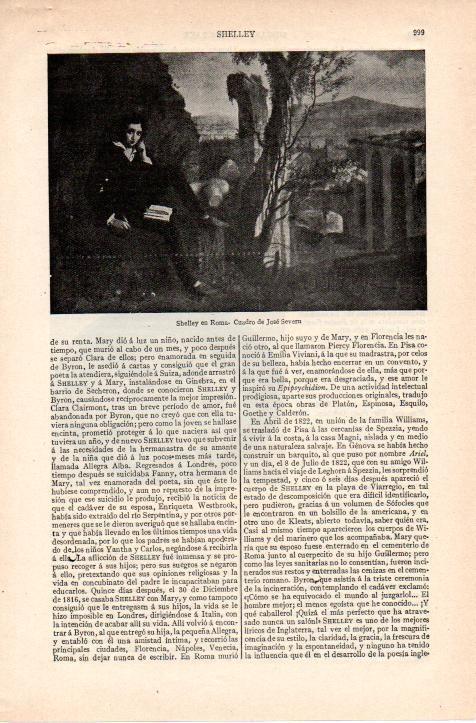 LAMINA ESPASA 38246: Shelley en Roma, por G. Severn