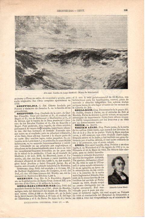 LAMINA ESPASA 38244: Alta mar, por G. Sheffield