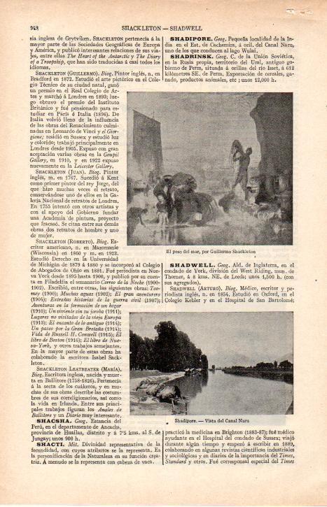 LAMINA ESPASA 38274: El peso del mar, por W. Shackleton