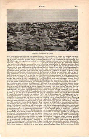 LAMINA ESPASA 38272: Vista de Irkutsk, Siberia