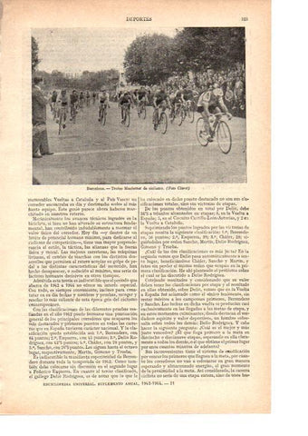LAMINA ESPASA 38454: Trofeo Masferrer de ciclismo, Barcelona