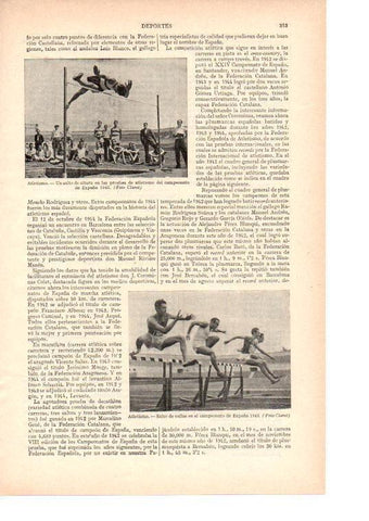 LAMINA ESPASA 38450: Campeonato de España de Atletismo de 1943