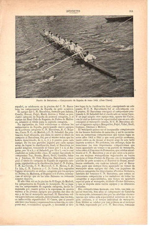 LAMINA ESPASA 38462: Campeonato de España de remo en Barcelona en 1943