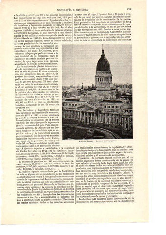 LAMINA ESPASA 38432: Palacio del Congreso en Buenos Aires, Argentina