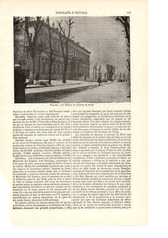 LAMINA ESPASA 38493: Palacio de Justicia de Riom, Francia