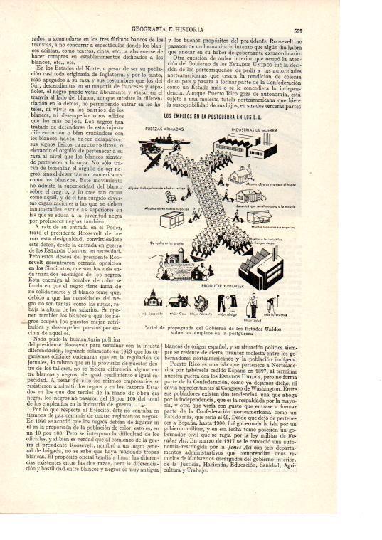 LAMINA ESPASA 38487: Cartel de publicidad del gobierno de Estados Unidos