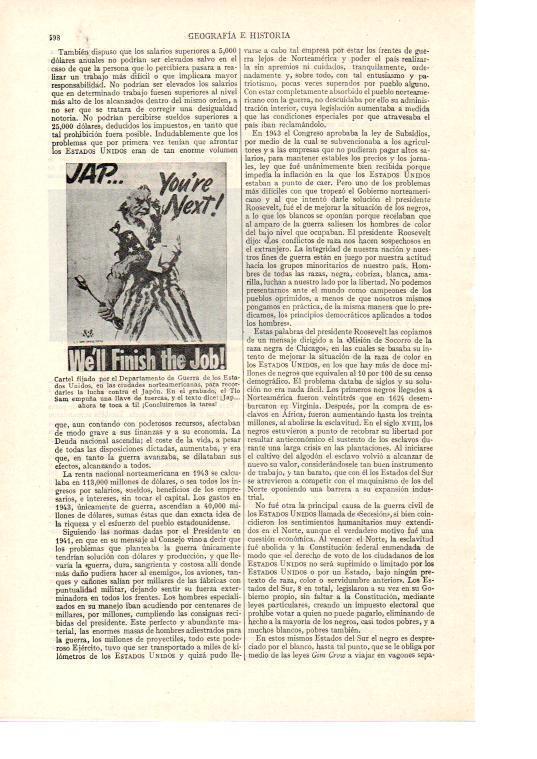 LAMINA ESPASA 38486: Cartel del Departamento de Guerra de los Estados Unidos
