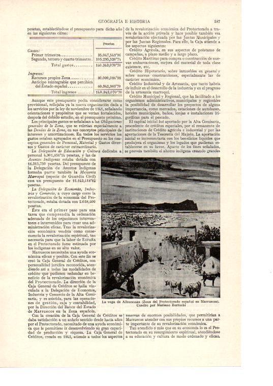 LAMINA ESPASA 38482: La vega de Alhucenas, Marruecos