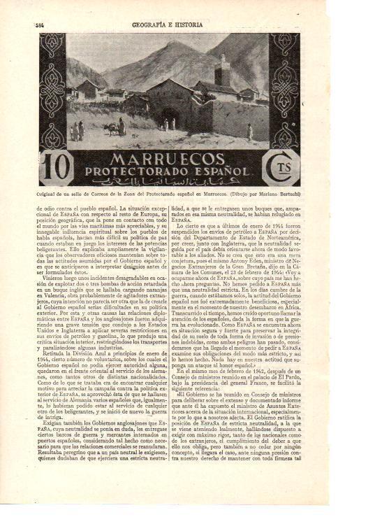 LAMINA ESPASA 38480: Sello de correos del Protectorado Español de Marruecos