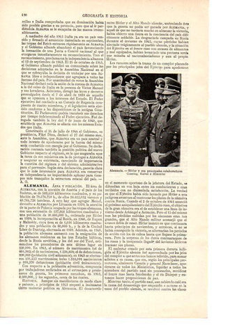 LAMINA ESPASA 38428: Hitler con Goering, Keitel y Himmler