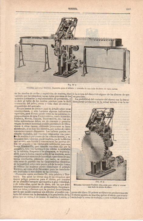 LAMINA ESPASA 38383: Maquinas de afilar Guilliet