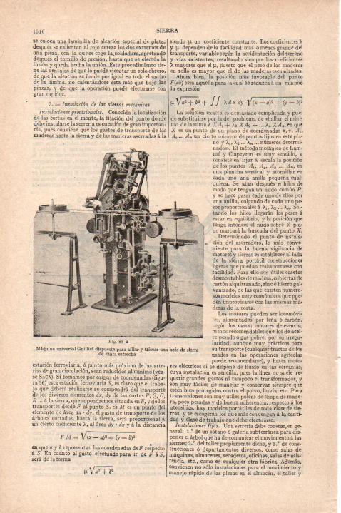 LAMINA ESPASA 38382: Maquina universal Guilliet para afilar