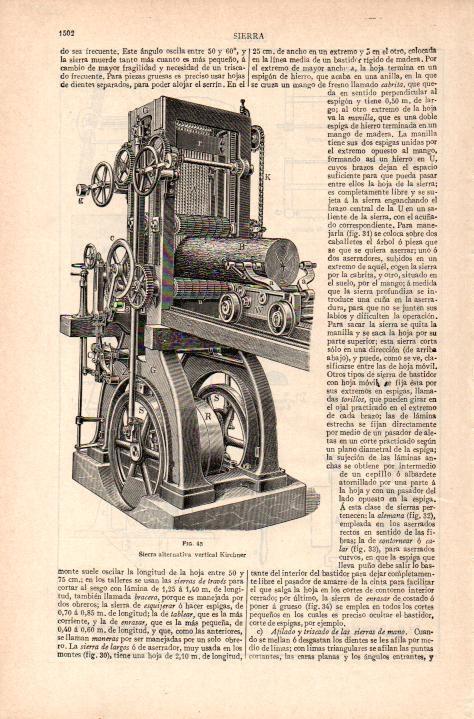 LAMINA ESPASA 38375: Sierra vertical Kirchner