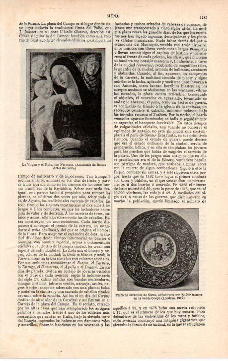 LAMINA ESPASA 38373: La Virgen y el Niño, por Neroccio