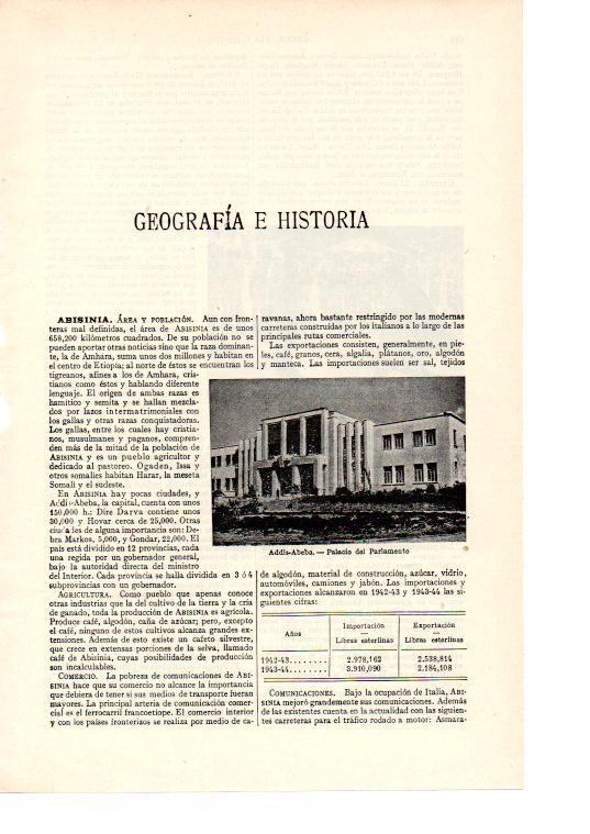LAMINA ESPASA 38426: Palacio del Parlamento de Etiopia