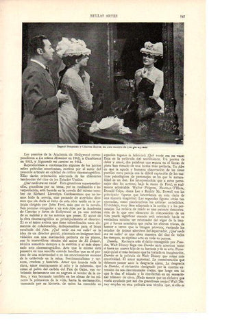 LAMINA ESPASA 38411: Ingrid Bergman y Charles Boyer en una escena de Luz que agoniza