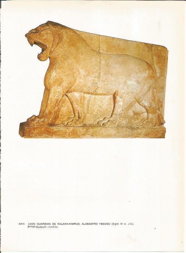 LAMINA 27645: Leon de Kalakh o Nimrud, Irak