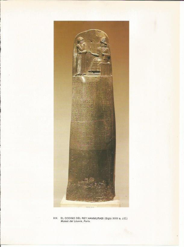 LAMINA 27638: Estela del Codigo de Hammurabi