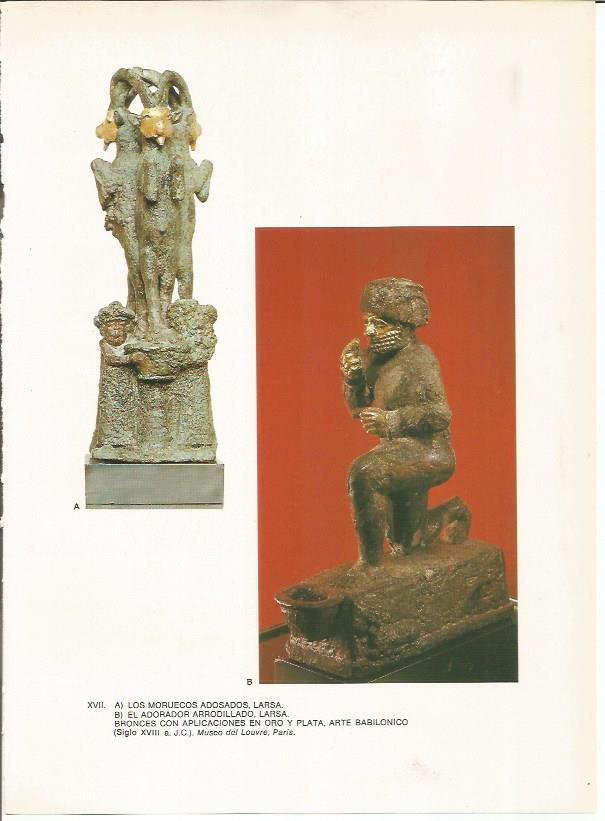 LAMINA 27636: El adorador arrodillado y moruecos de Larsa, Irak