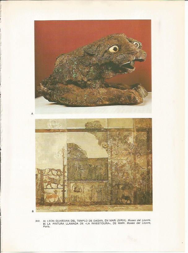 LAMINA 27635: Leon del templo de Dagan en Mari, Siria
