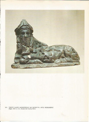 LAMINA 27632: Toro androcefalo neosumerio, Irak