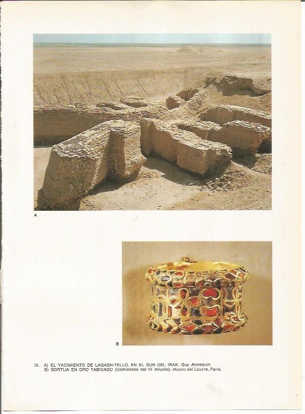 LAMINA 27628: Yacimiento de Lagash y sortija babilonica, Irak