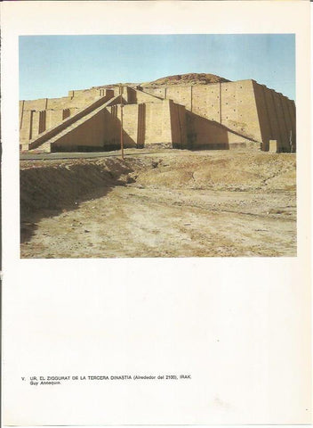 LAMINA 27624: Ziggurat de Ur III, Irak